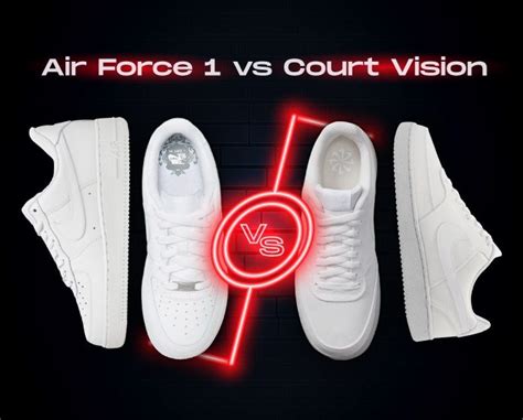 difference between court vision and air force